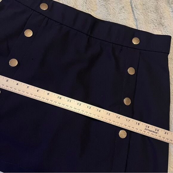 Rachel Zoe Navy Nautical Theme Mini Skirt Women's 14 - Picture 6 of 7